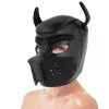 DARKNESS – Neoprén kutyamaszk kivehető pofával, 58,5–61 cm kerület