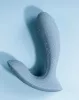 SVAKOM – Erica app vezérlésű viselhető vibrátor, újratölthető, kékesszürke