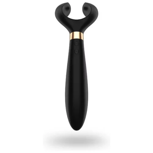 SATISFYER – Partner Multifun 3 újratölthető multifunkciós párvibrátor, fekete