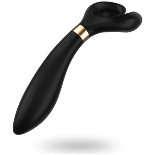 SATISFYER – Partner Multifun 3 újratölthető multifunkciós párvibrátor, fekete