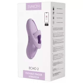   SVAKOM - Echo 2 appvezérelt, újratölthető ujjvibrátor fűtőfunkcióval