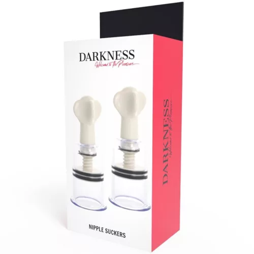 DARKNESS – Átlátszó mellbimbó szívó, 5 cm, 2 db