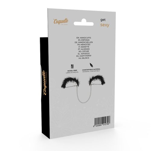 COQUETTE CHIC DESIRE – Deluxe prémium fém bilincs, nikkelmentes, elegáns, fekete