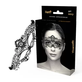 COQUETTE CHIC DESIRE – Csipke szemmaszk, fekete