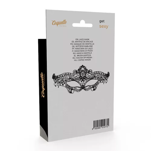 COQUETTE CHIC DESIRE – Csipke szemmaszk, fekete