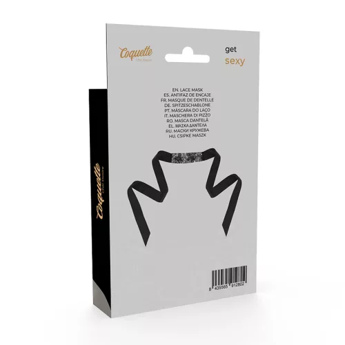 COQUETTE CHIC DESIRE – Csipkés szemmaszk, fekete