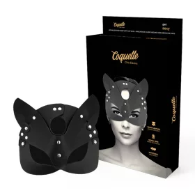   COQUETTE CHIC DESIRE – Bőrhatású macskafüles álarc, fekete 2