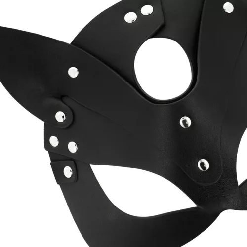 COQUETTE CHIC DESIRE – Bőrhatású macskafüles álarc, fekete 2