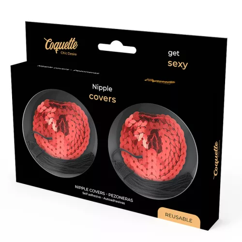 COQUETTE CHIC DESIRE – Mellbimbótapasz, piros
