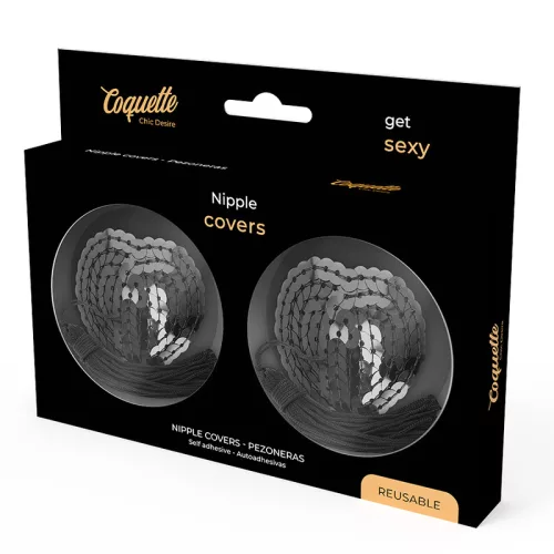 COQUETTE CHIC DESIRE – Mellbimbótapasz, fekete