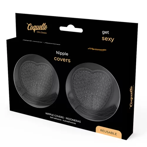 COQUETTE CHIC DESIRE – Elegáns mellbimbótapasz, fekete