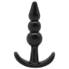 ADDICTED TOYS – 4 darabos flexibilis anál plug szett, fekete