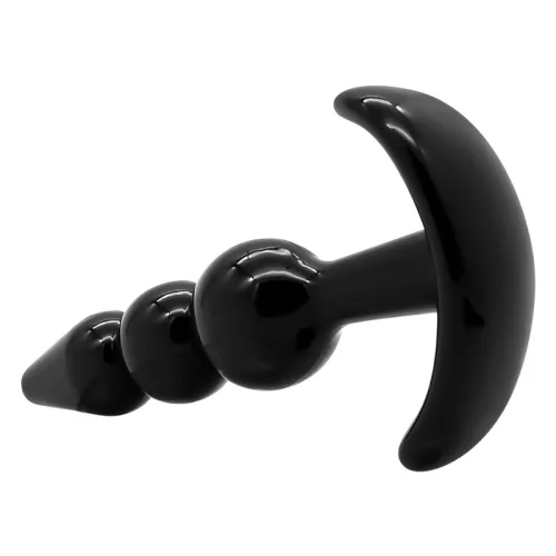 ADDICTED TOYS – 4 darabos flexibilis anál plug szett, fekete