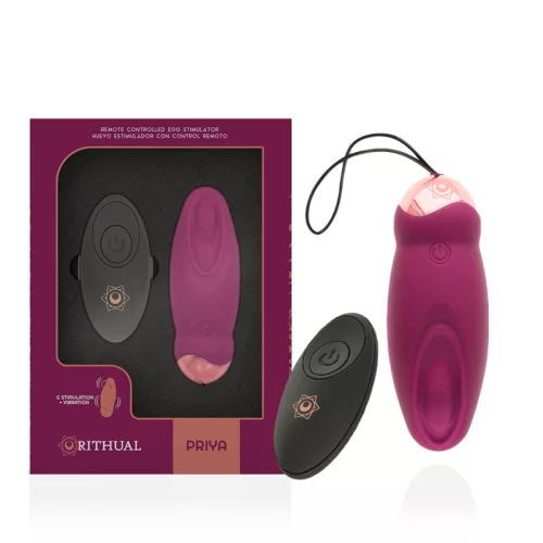 RITHUAL – Priya újratölthető vibrációs tojás, G-pont stimulációval, távirányítós