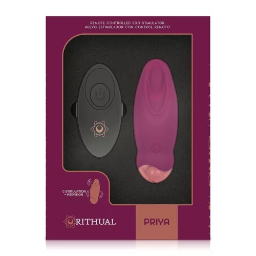 RITHUAL – Priya újratölthető vibrációs tojás, G-pont stimulációval, távirányítós