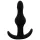 OHMAMA – Szilikon anál plug, fekete, 8 cm