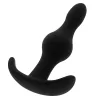 OHMAMA – Szilikon anál plug, fekete, 8 cm