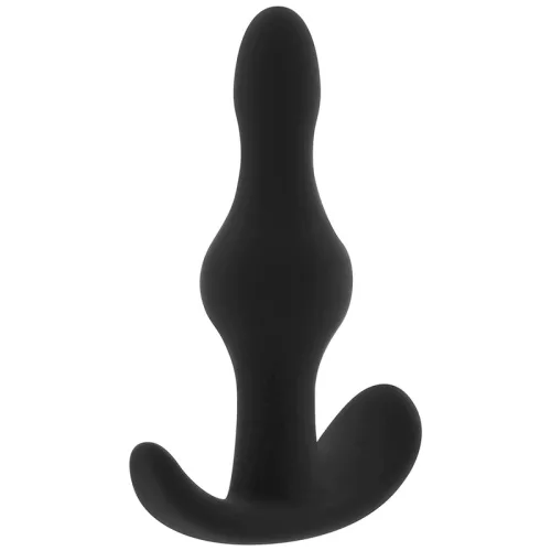 OHMAMA – Szilikon anál plug, fekete, 8 cm
