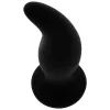 OHMAMA – Ívelt szilikon anál plug tapadókoronggal, 12 cm