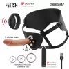 FETISH SUBMISSIVE – Cyber Strap távirányítós strap-on hám vibrációs dildóval és WATCHME technológiával
