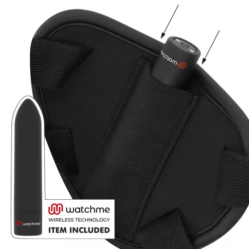 FETISH SUBMISSIVE – Cyber Strap távirányítós strap-on hám vibrációs dildóval és WATCHME technológiával
