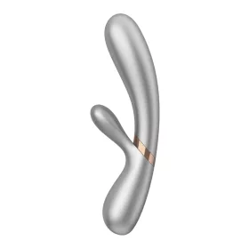   SATISFYER – Hot Lover újratölthető nyuszis vibrátor applikációval, melegítő funkcióval