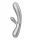 SATISFYER – Hot Lover újratölthető nyuszis vibrátor applikációval, melegítő funkcióval