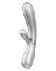 SATISFYER – Hot Lover újratölthető nyuszis vibrátor applikációval, melegítő funkcióval