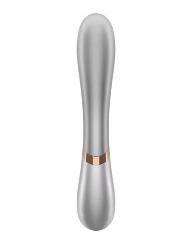SATISFYER – Hot Lover újratölthető nyuszis vibrátor applikációval, melegítő funkcióval