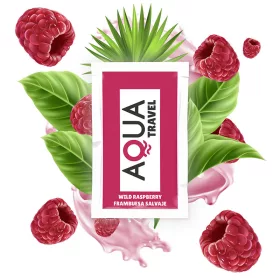   AQUA TRAVEL – Vadmálna ízesítésű vízbázisú síkosító, 6 ml