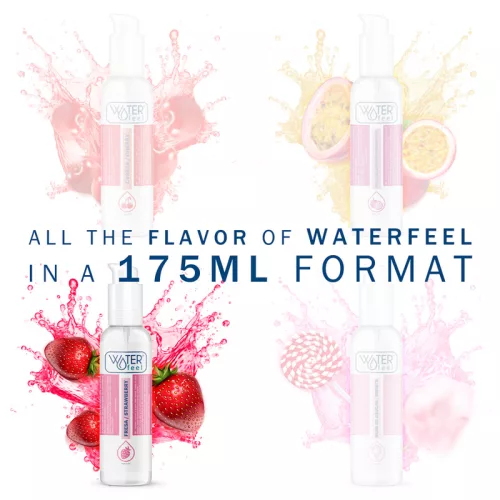 WATERFEEL – Eper ízesítésű vízbázisú síkosító, 175 ml