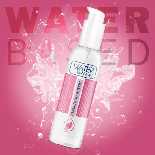 WATERFEEL – Eper ízesítésű vízbázisú síkosító, 175 ml