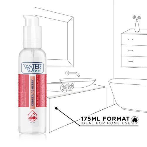WATERFEEL – Cseresznye ízesítésű vízbázisú síkosító, 175 ml