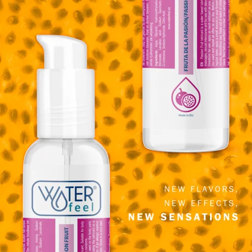 WATERFEEL – Maracuja ízesítésű vízbázisú síkosító, 175 ml