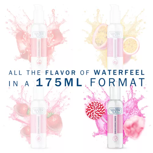 WATERFEEL – Vattacukor ízesítésű vízbázisú síkosító, 175 ml