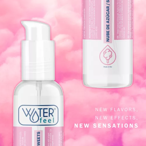 WATERFEEL – Vattacukor ízesítésű vízbázisú síkosító, 175 ml