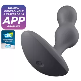   SATISFYER - Deep Diver appvezérelt vibrációs anál plug, újratölthető, fekete