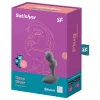 SATISFYER - Deep Diver appvezérelt vibrációs anál plug, újratölthető, fekete