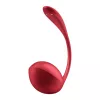 SATISFYER - Shiny Petal app-vezérelt okos g-pont vibrátor, újratölthető, piros