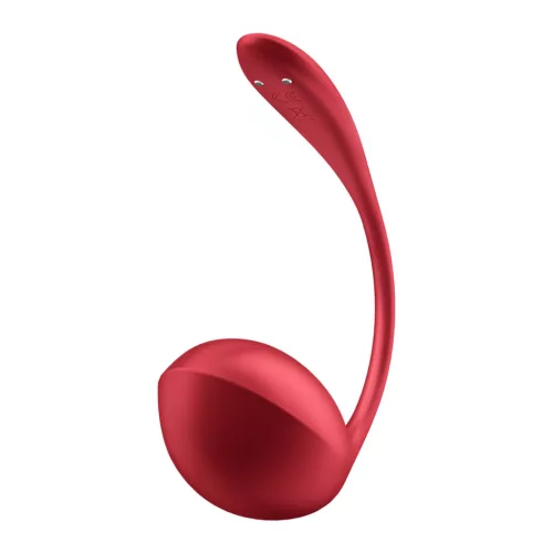 SATISFYER - Shiny Petal app-vezérelt okos g-pont vibrátor, újratölthető, piros