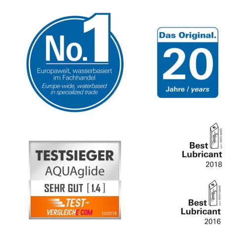 AQUAglide - Original vízbázisú síkosító gél, 50 ml