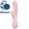 SATISFYER – Mono Flex Red app-vezérelt, rugalmas vibrátor, újratölthető, rózsaszín