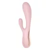 SATISFYER – Mono Flex Red app-vezérelt, rugalmas vibrátor, újratölthető, rózsaszín