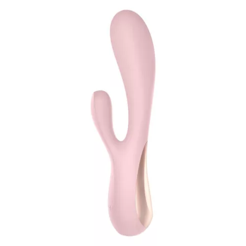 SATISFYER – Mono Flex Red app-vezérelt, rugalmas vibrátor, újratölthető, rózsaszín
