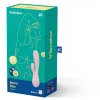 SATISFYER – Mono Flex Red app-vezérelt, rugalmas vibrátor, újratölthető, rózsaszín
