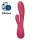 SATISFYER – Mono Flex Red app-vezérelt, rugalmas vibrátor, újratölthető, piros