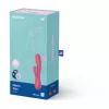 SATISFYER – Mono Flex Red app-vezérelt, rugalmas vibrátor, újratölthető, piros