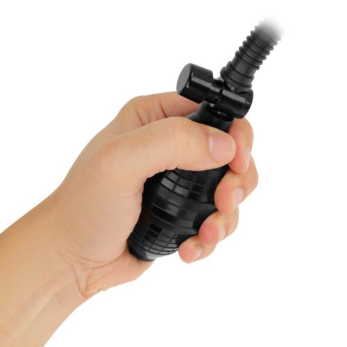 INTENSE – Fekete péniszpumpa, kézi pumpás, 20 cm