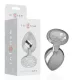INTENSE – Fém anál plug, ezüst kristállyal, 7 cm