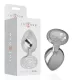 INTENSE – Fém anál plug, ezüst kristállyal, 9 cm